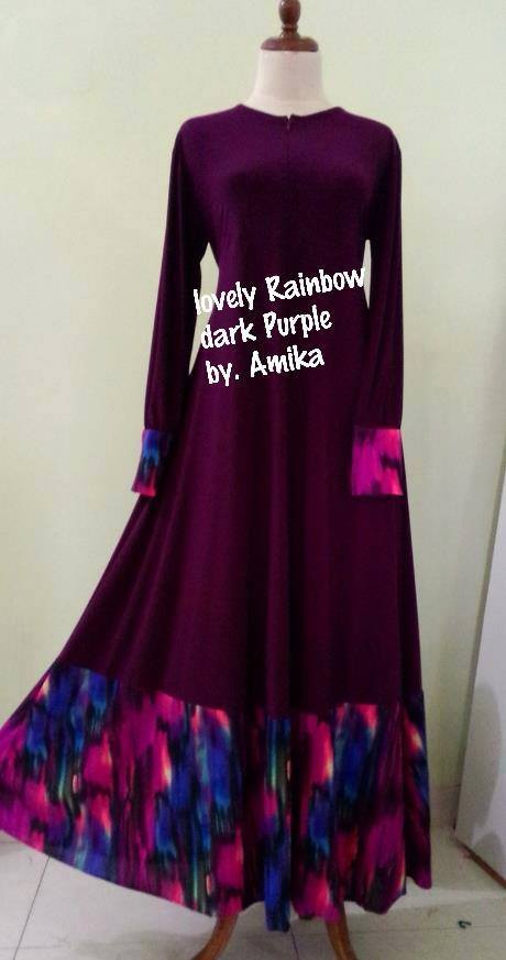 Gamis Lovely Rainbow