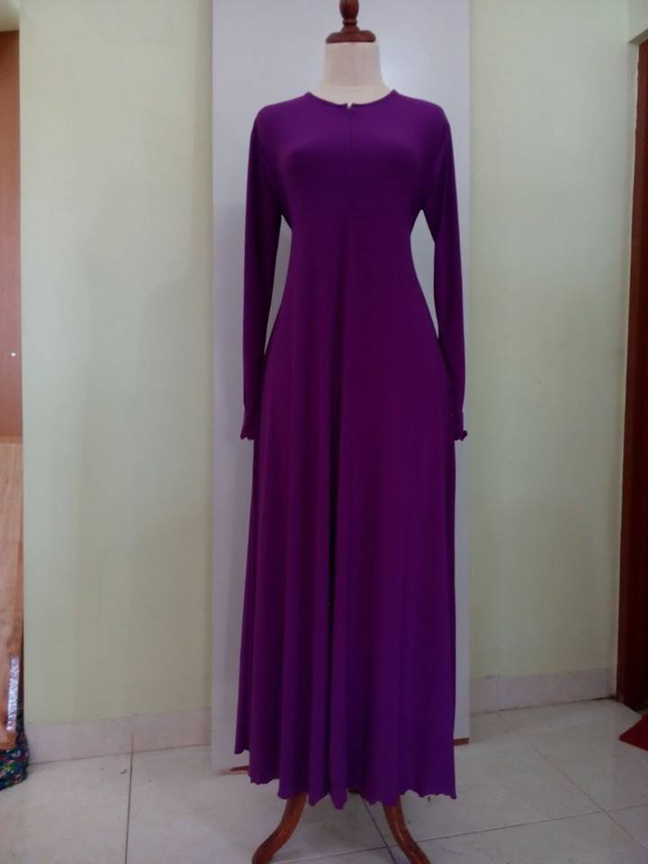 gamis oki ungu