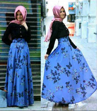 stelan rok kupu-kupu