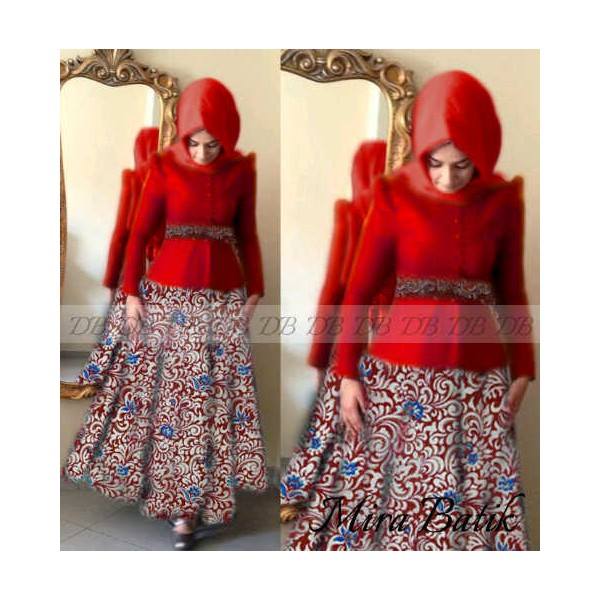 Maxi Mira batik merah