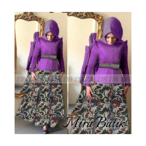 Maxi Mira batik Ungu