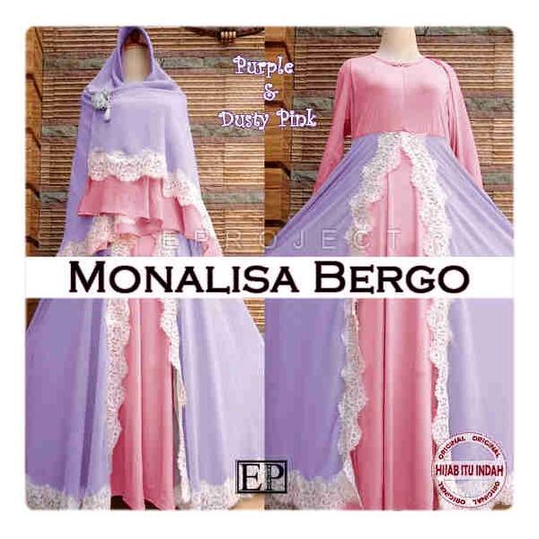 Monalisa Bergo Set Purple