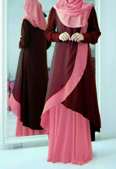 Spring maroon maxi