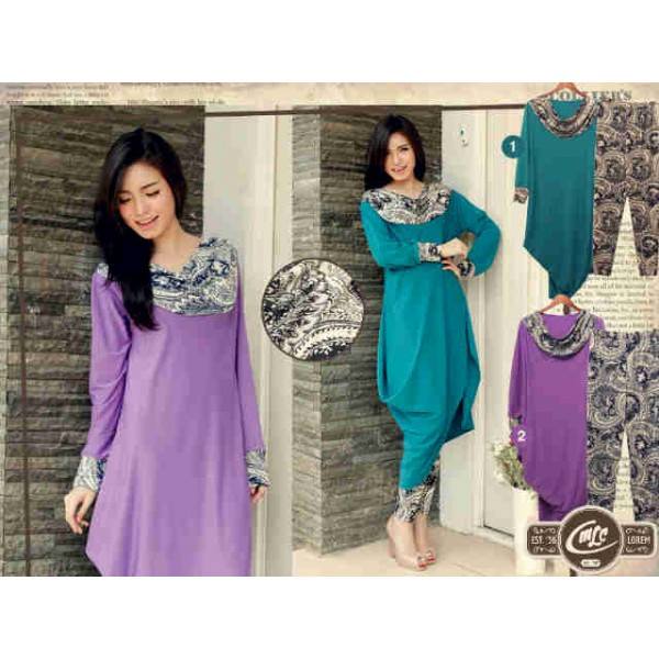 Stelan legging Sealsa Paisley Set Drappeery Neck