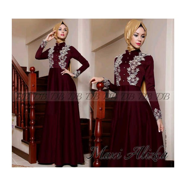 maxi alizka maroon