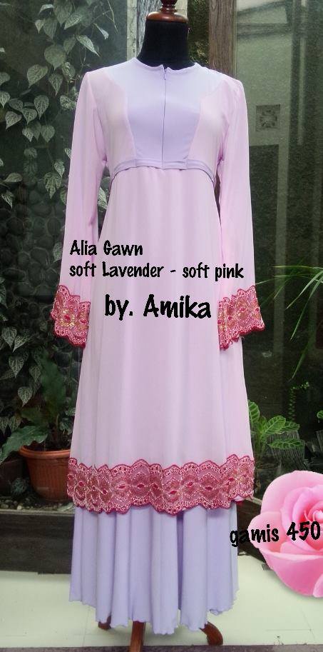 best seller Alia Gawn Soft Lavender - Soft Pink