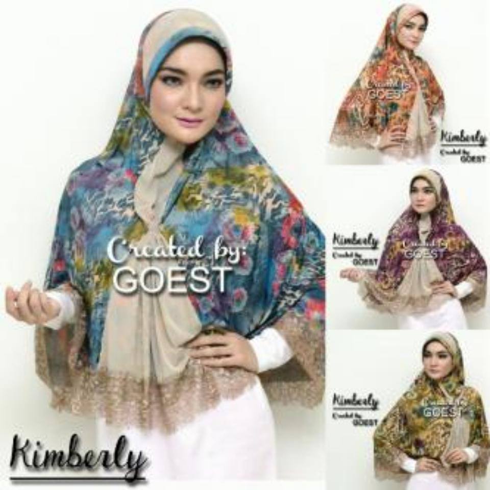 Jilbab syari kimberly bobal ori by goest