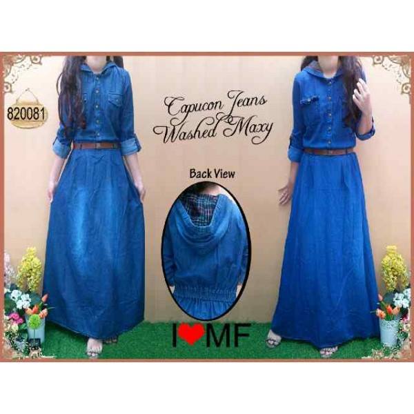 Maxi jeans kapucong
