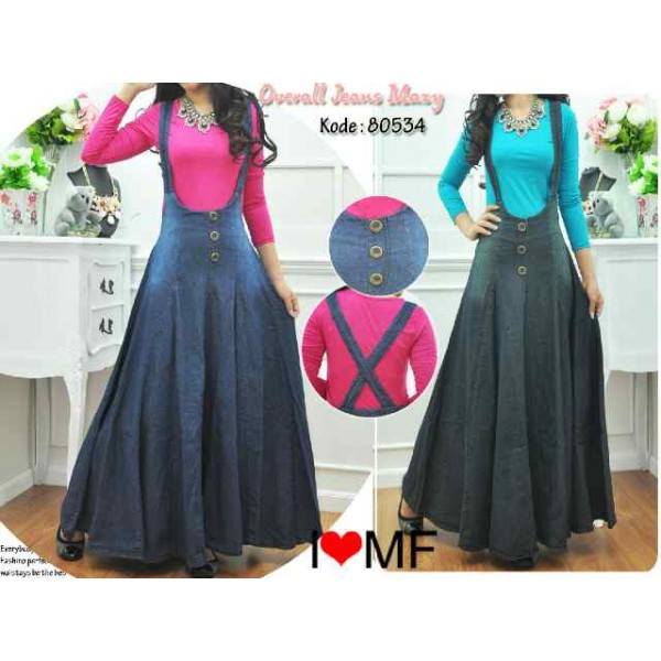 Maxi jeans overall +iner