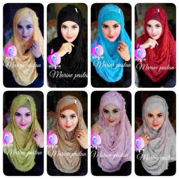 Pashmina instan marini ori apple