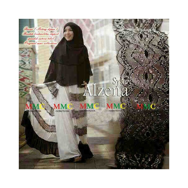 Syari Alzena bergo white