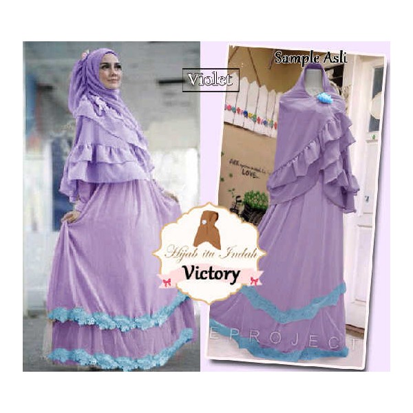 Victory Violet bergo set