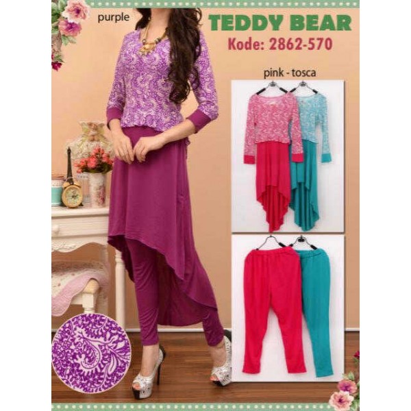 2862-570 stelan legging teddy bear