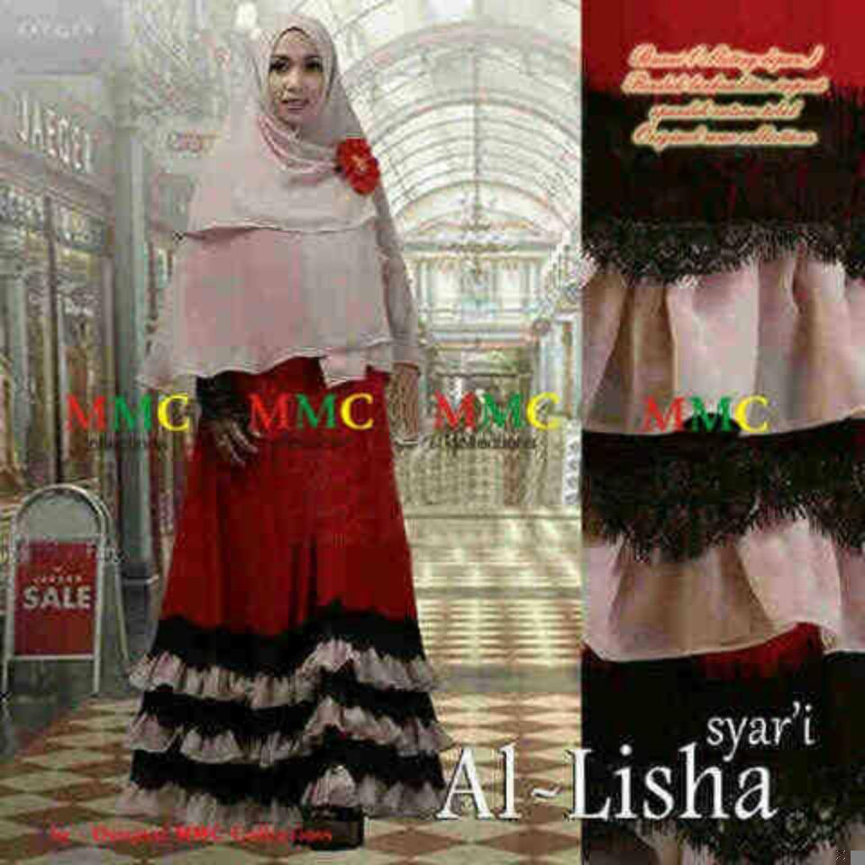 Al-lisha bergo red