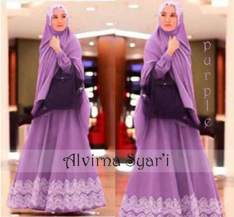 Lv syari soft purple