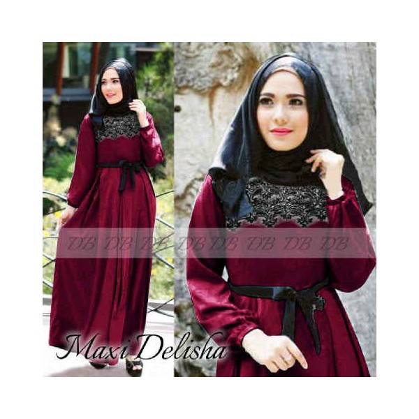 Maxi Delisha Maroon