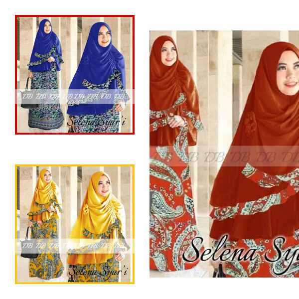 Selena syar'i bergo set 