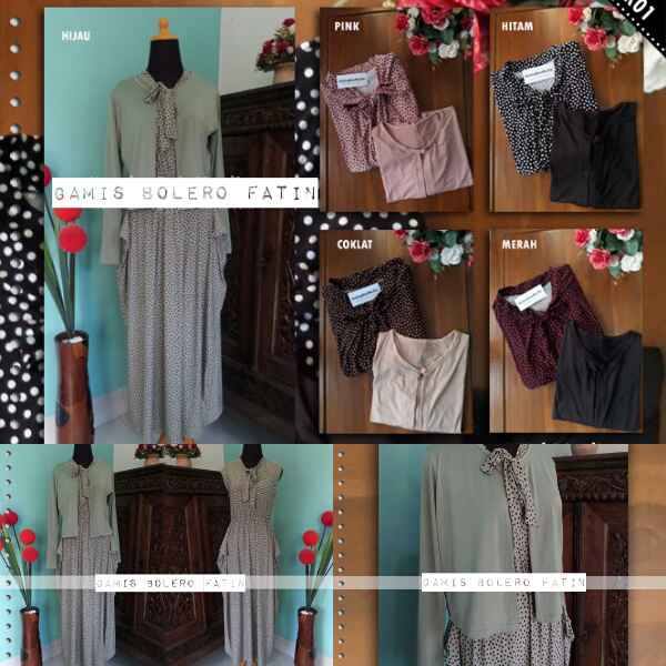 gamis bolero fatin