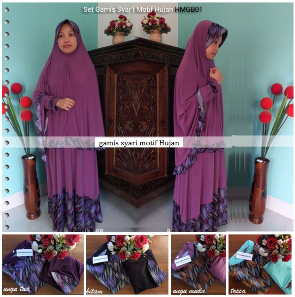 gamis-syari-motif-hujan