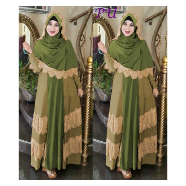2149 LAKSMI Bergo set Hijau