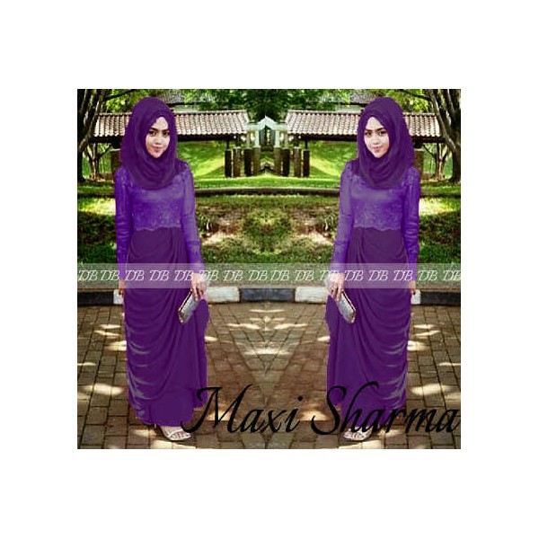 Maxi sharma Ungu