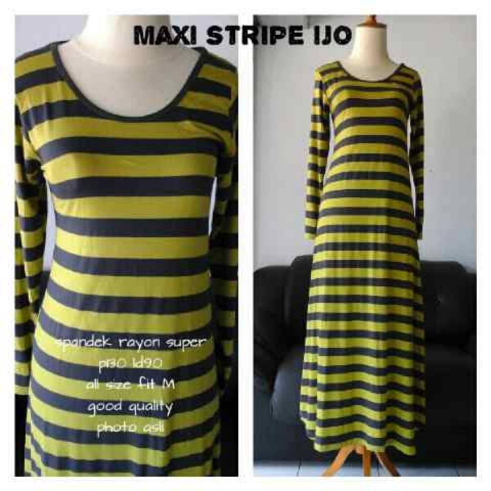 Maxi stripe ijo