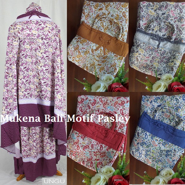 Mukena Bali Motif Pasley