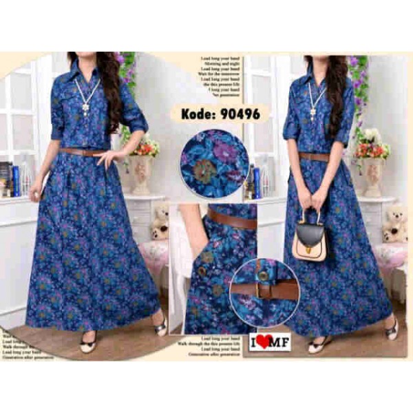90496-maxi-jeans-bunga-kembang-belt-xl