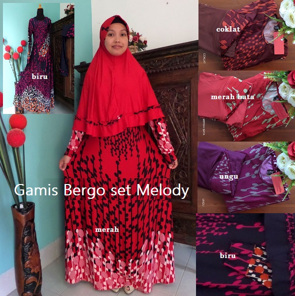 Gamis Bergo Set Melody