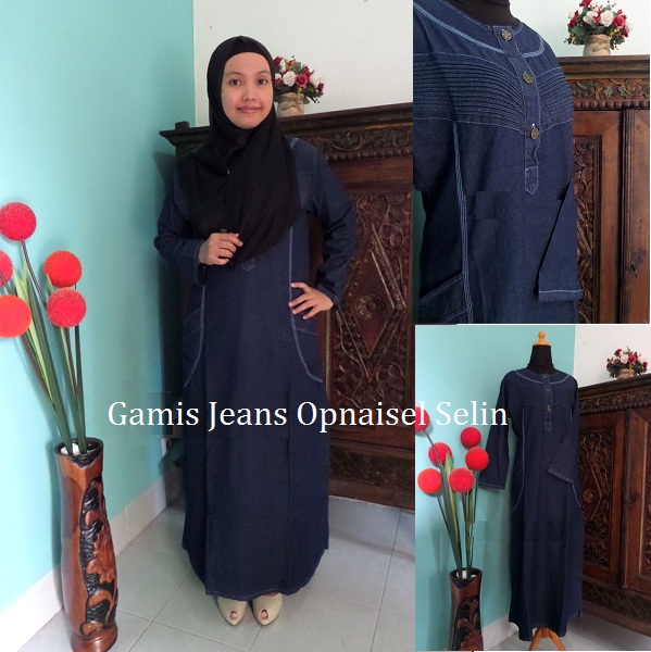 Gamis Jeans Opnaisel Selin