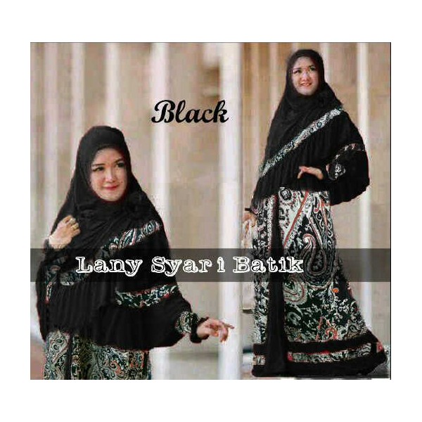 Lany syari batik bergo set