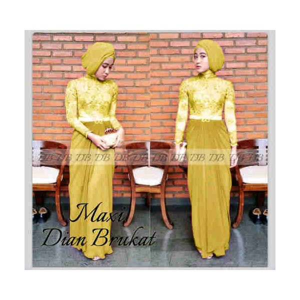 Maxi-Dian-Brukat-Gold