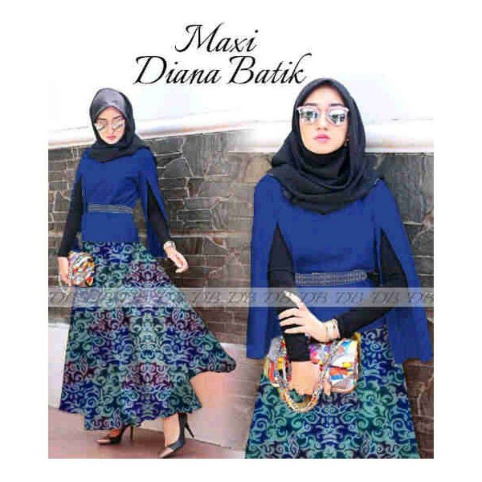 maxi-diana-batik-biru