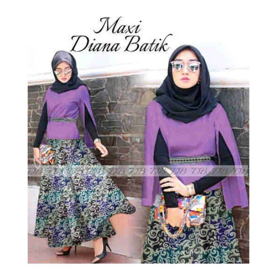 maxi-diana-batik-ungu