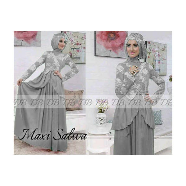 Maxi-Salwa-Brukat-Abu