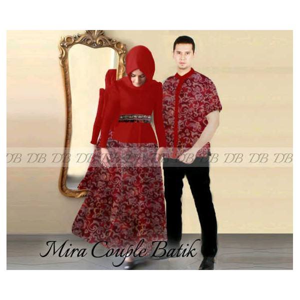 Mira batik Couple merah