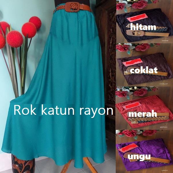 ROk katun rayon polos