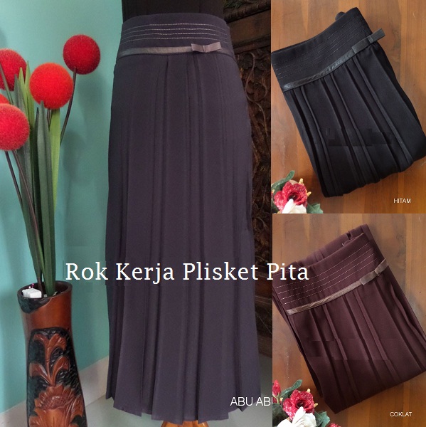 Rok Kerja Plisket Pita