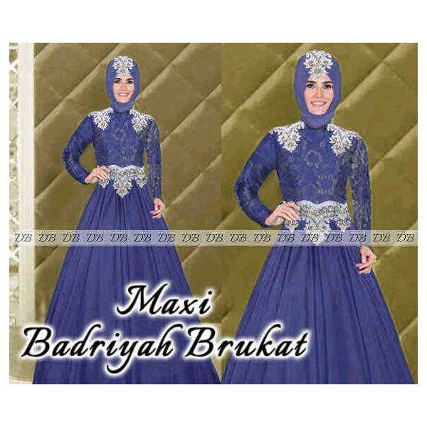 maxi-badriyah-brukat-biru-benhur