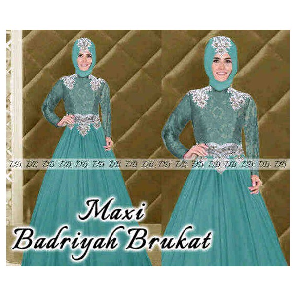 Maxi-Badriyah-Brukat-Tosca