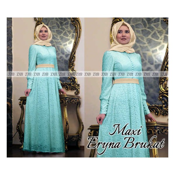Maxi-ERyna-Brukat-Biru