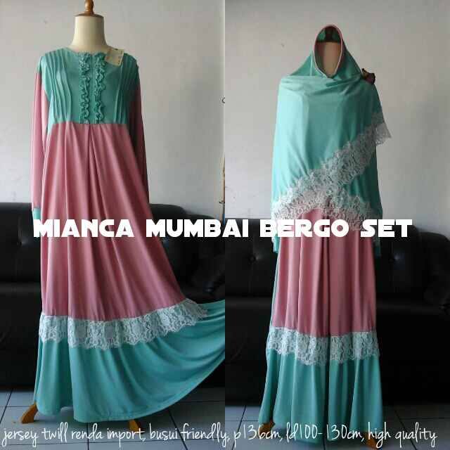 mianca mumbai bergo set