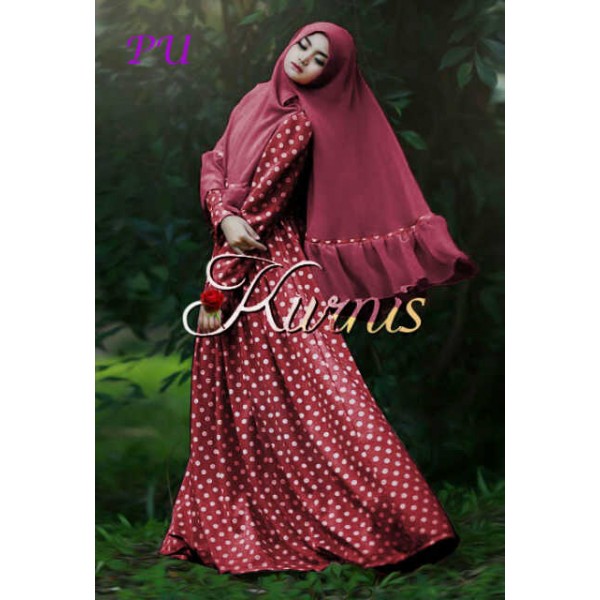 Kurnis-Bergo-Set-Maroon