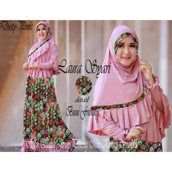 laura-syari-dusty-pink-jersey-printing-bergo-xl-busui