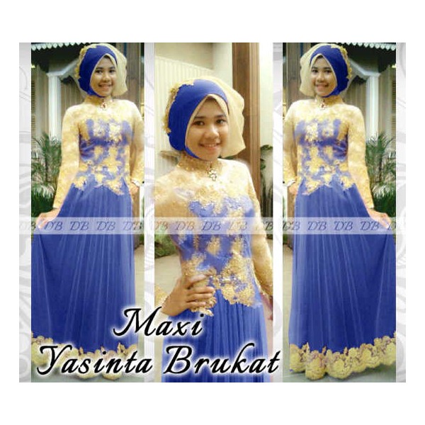 Maxi-Yasinta-Brukat-Biru