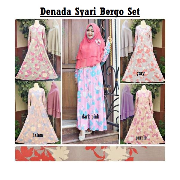 Denada syari bergo set 