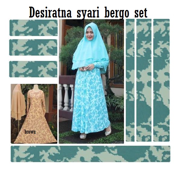 desiratna syari bergo set 