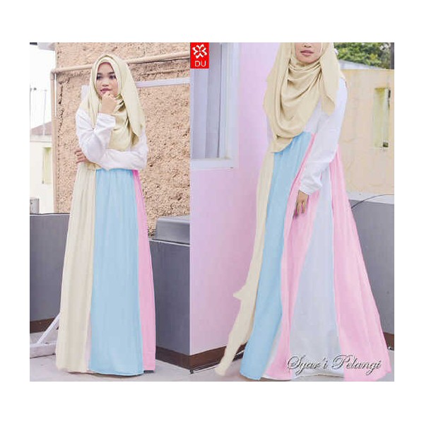 gamis-syari-pelangi