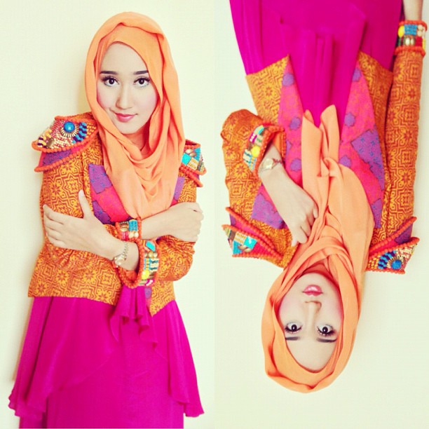 pashmina-satin-mewah-orange-dian-pelangi