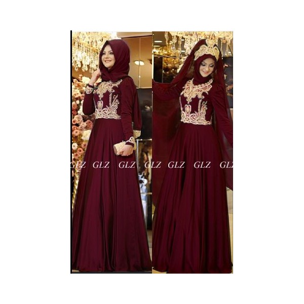baju-pesta-evelyn-maroon